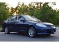 2005 Eternal Blue Pearl Honda Civic LX Sedan  photo #17