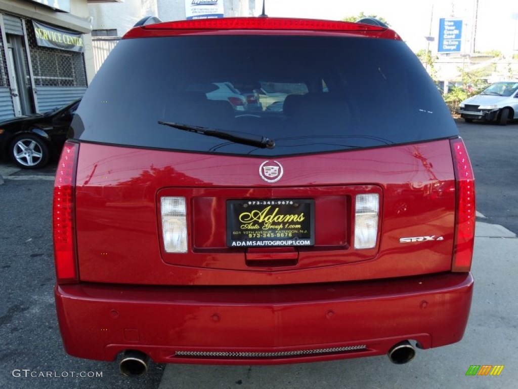 2008 SRX 4 V6 AWD - Crystal Red / Cashmere/Cocoa photo #6
