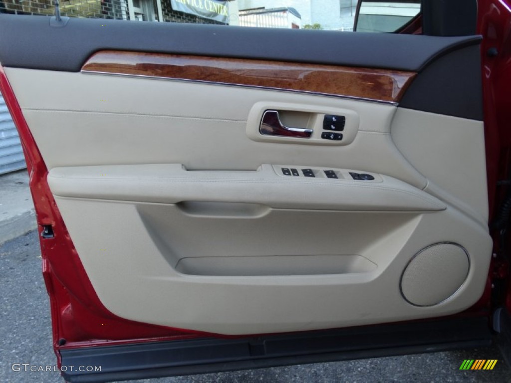 2008 SRX 4 V6 AWD - Crystal Red / Cashmere/Cocoa photo #9