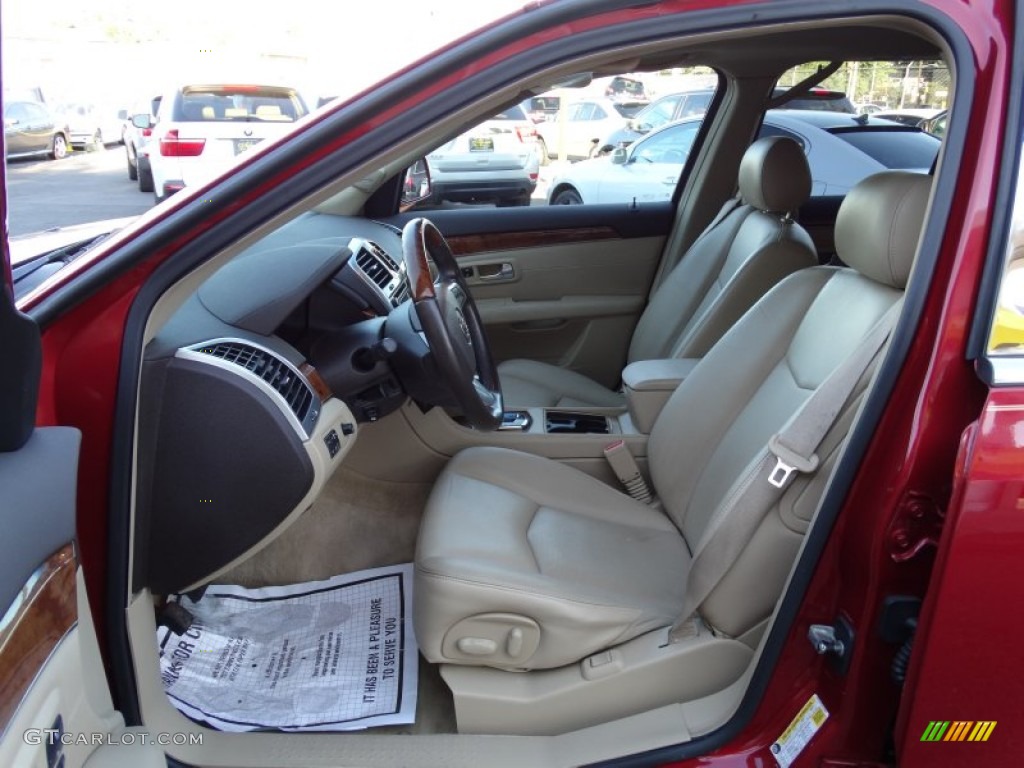 2008 SRX 4 V6 AWD - Crystal Red / Cashmere/Cocoa photo #11