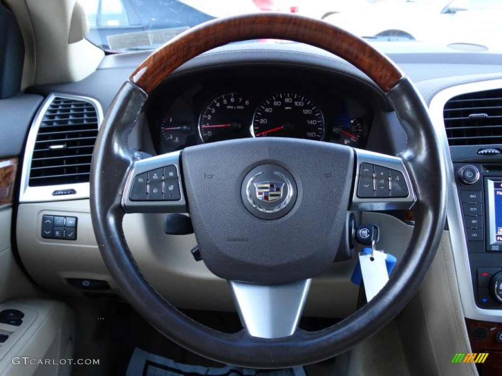 2008 SRX 4 V6 AWD - Crystal Red / Cashmere/Cocoa photo #21