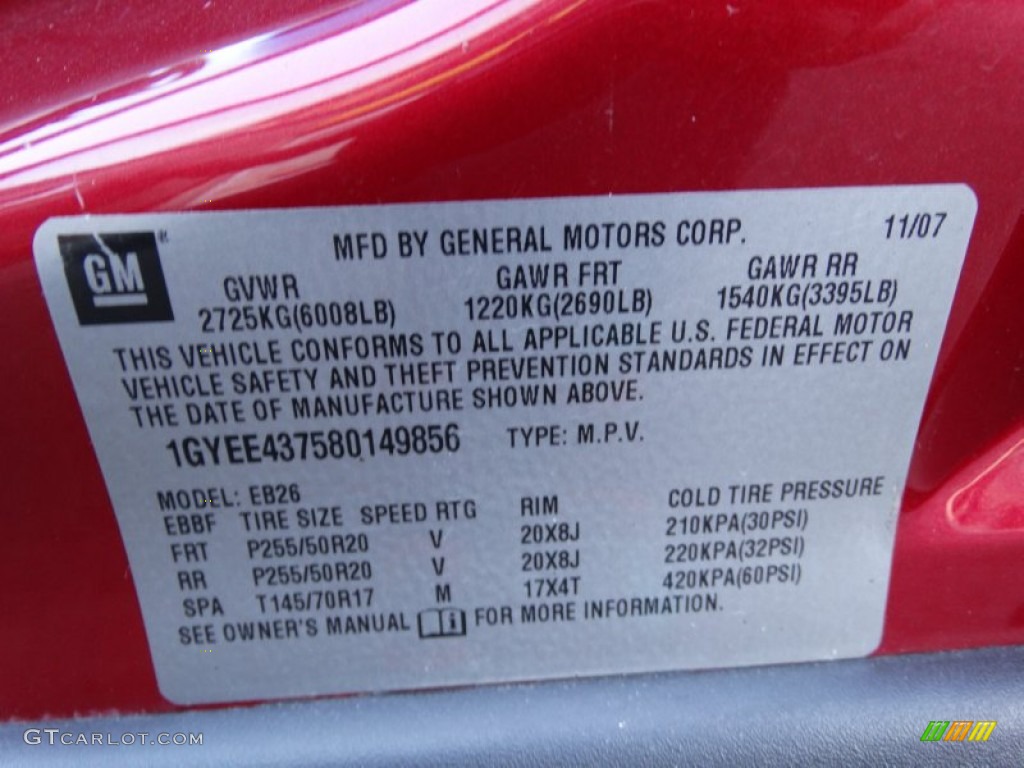 2008 SRX 4 V6 AWD - Crystal Red / Cashmere/Cocoa photo #25