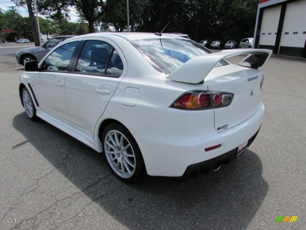 2014 Lancer Evolution GSR - Wicked White / Black photo #5