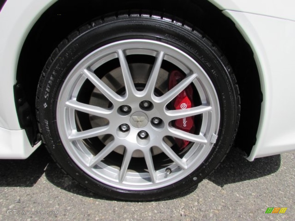 2014 Lancer Evolution GSR - Wicked White / Black photo #9