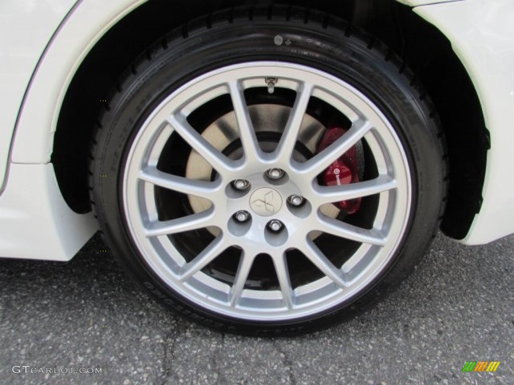 2014 Lancer Evolution GSR - Wicked White / Black photo #11