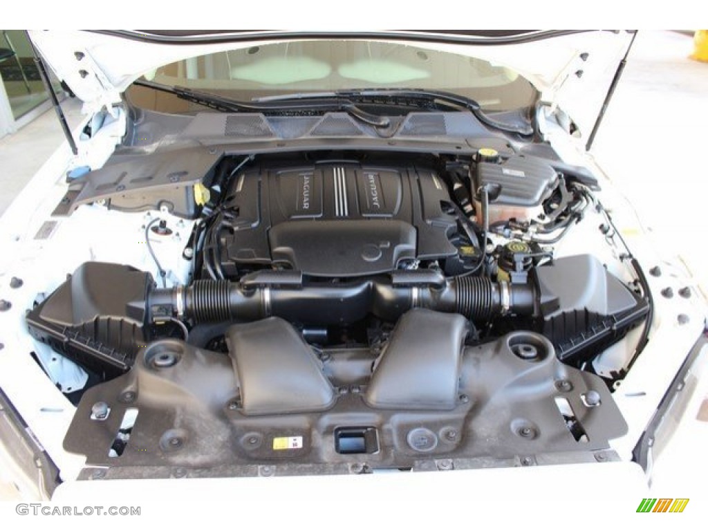 2014 Jaguar XJ XJL Portfolio Engine Photos