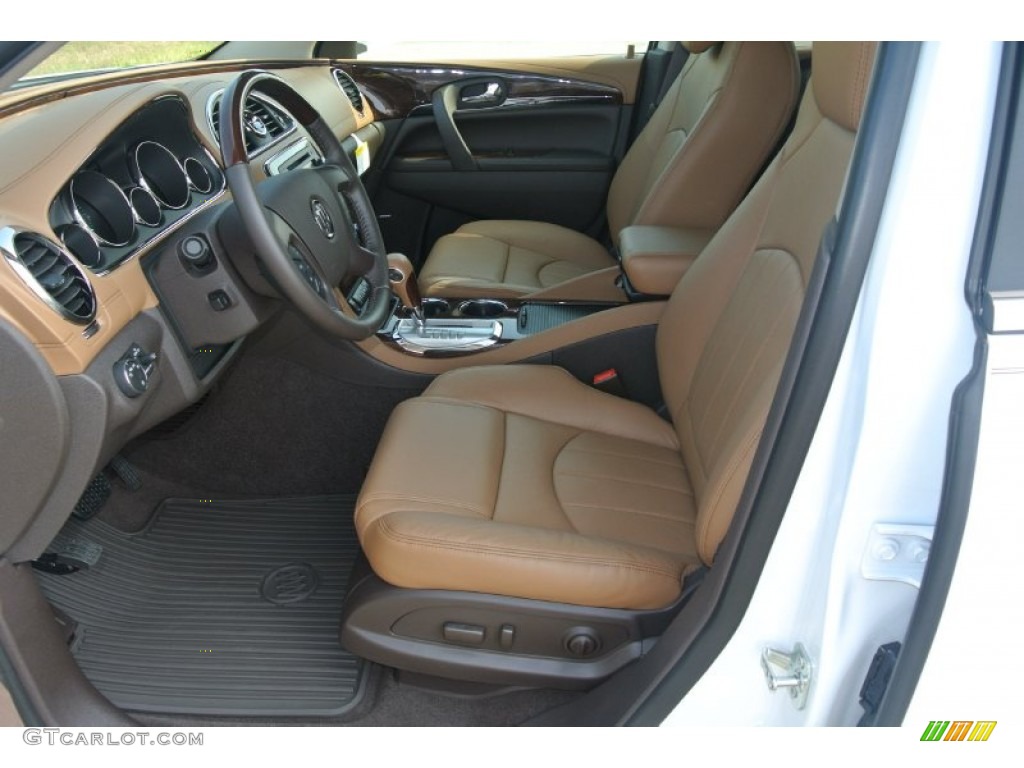 Choccachino/Cocoa Interior 2016 Buick Enclave Premium AWD Photo #106364201