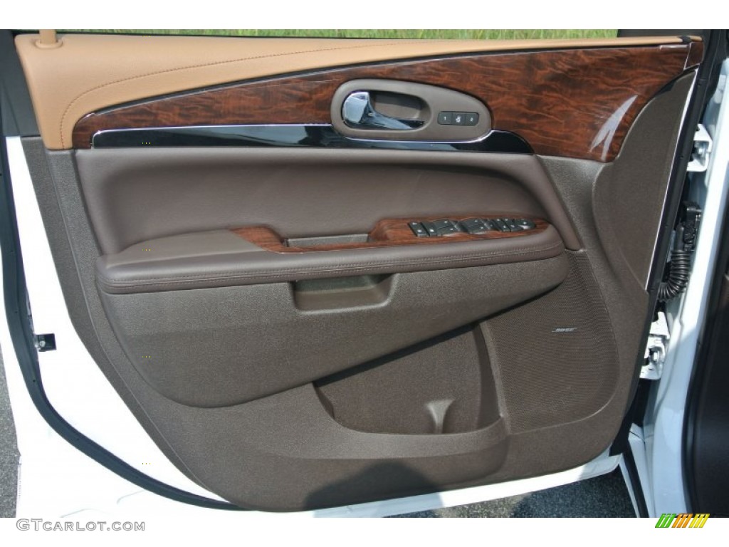 2016 Buick Enclave Premium AWD Choccachino/Cocoa Door Panel Photo #106364213