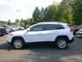 2016 Bright White Jeep Cherokee Limited 4x4  photo #3