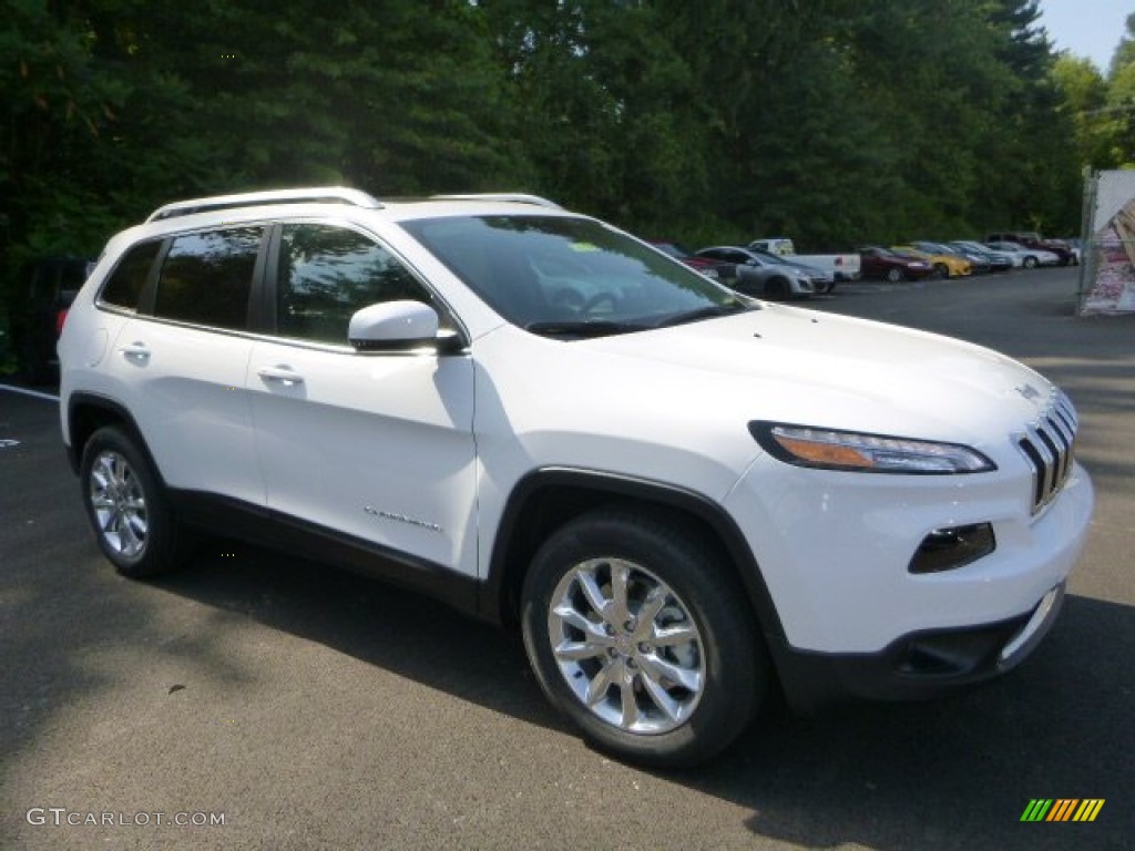 2016 Cherokee Limited 4x4 - Bright White / Black/Light Frost Beige photo #10
