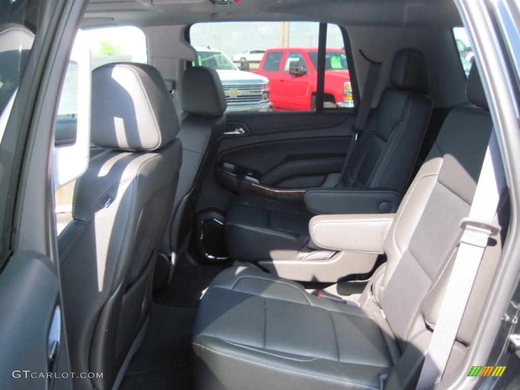 Jet Black Interior 2016 Chevrolet Tahoe LTZ 4WD Photo #106365002