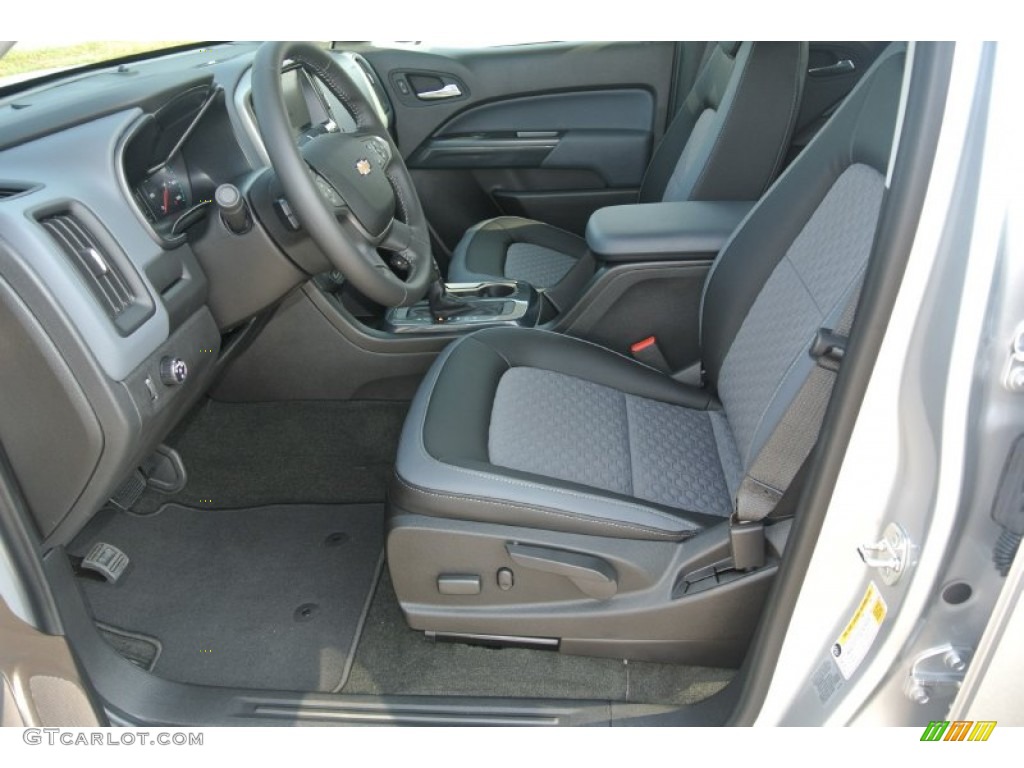 Jet Black Interior 2016 Chevrolet Colorado Z71 Crew Cab Photo #106365359