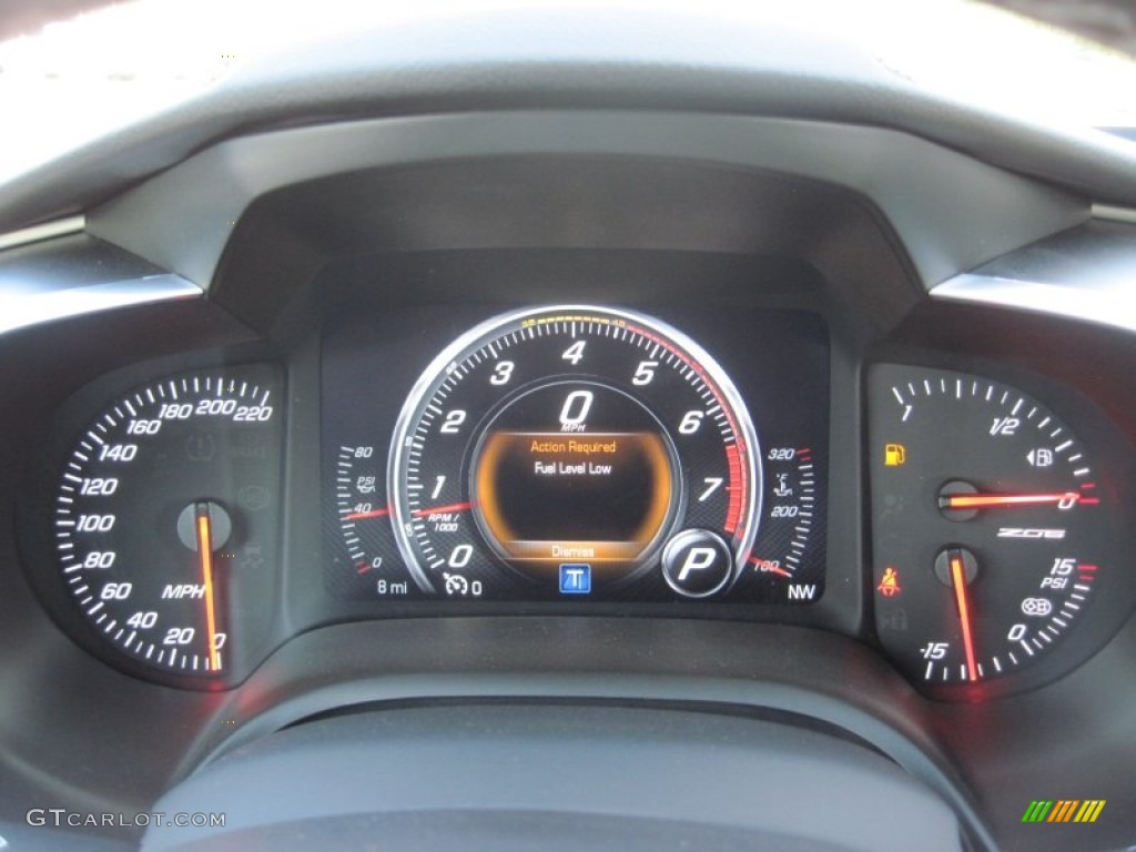 2016 Chevrolet Corvette Z06 Coupe Gauges Photo #106366115