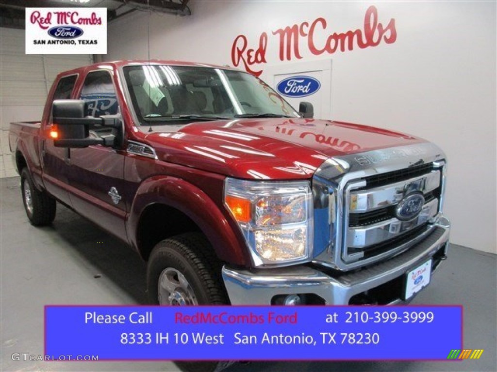 Ruby Red Ford F250 Super Duty