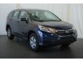 2015 Obsidian Blue Pearl Honda CR-V LX  photo #2