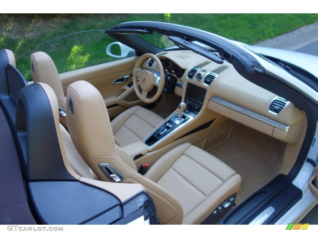 2013 Porsche Boxster Standard Boxster Model Luxor Beige Dashboard Photo #106374114