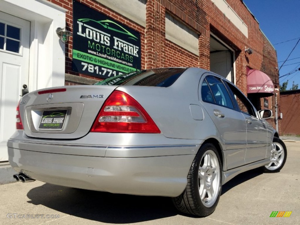 2003 C 32 AMG Sedan - Brilliant Silver Metallic / Charcoal photo #3