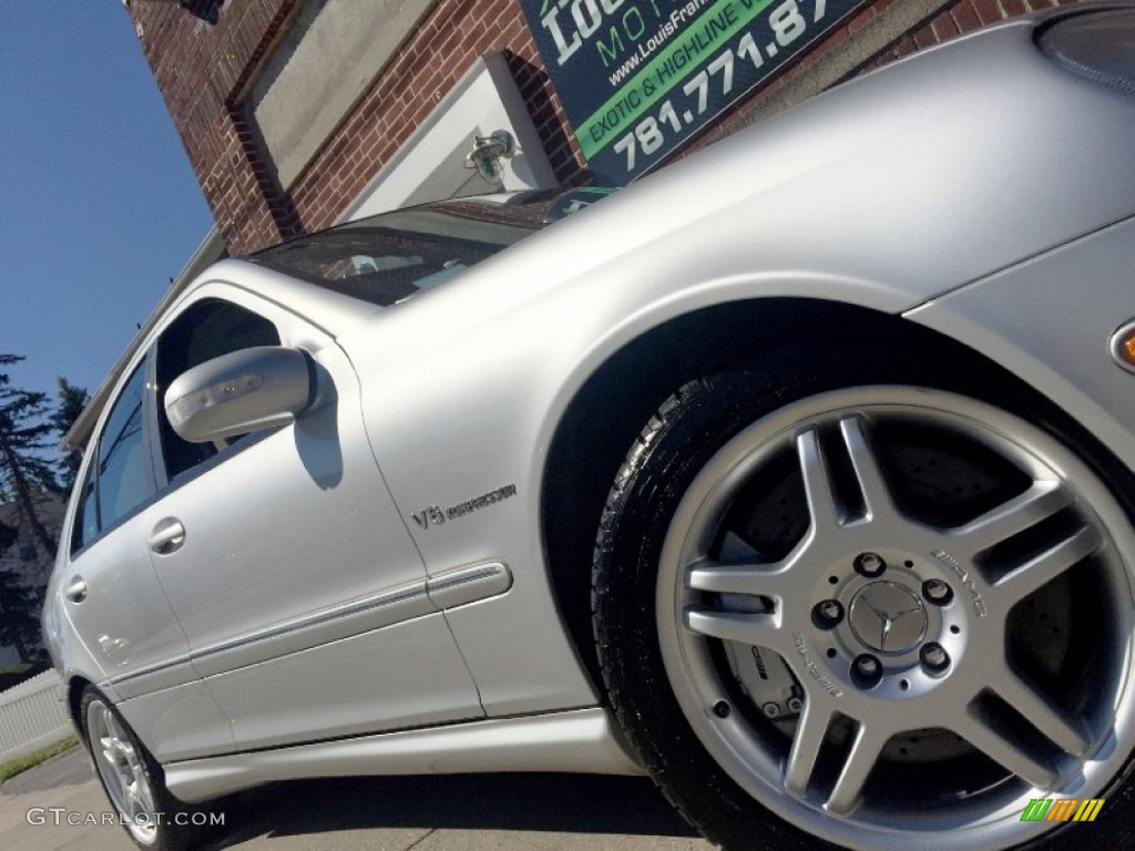 2003 C 32 AMG Sedan - Brilliant Silver Metallic / Charcoal photo #4