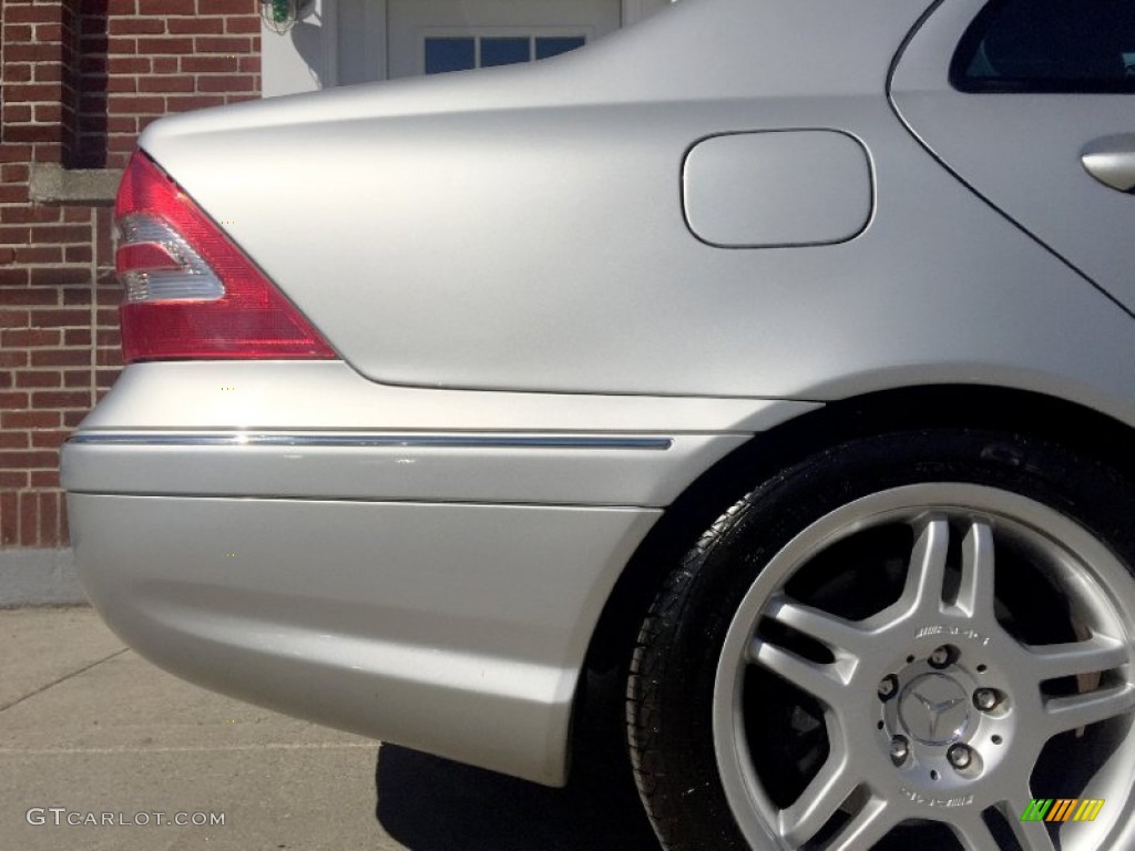 2003 C 32 AMG Sedan - Brilliant Silver Metallic / Charcoal photo #11