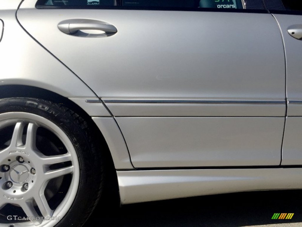 2003 C 32 AMG Sedan - Brilliant Silver Metallic / Charcoal photo #12
