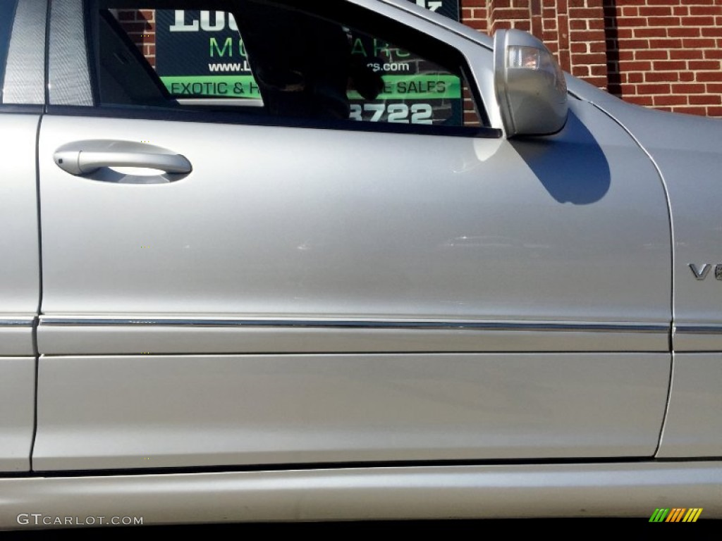 2003 C 32 AMG Sedan - Brilliant Silver Metallic / Charcoal photo #13