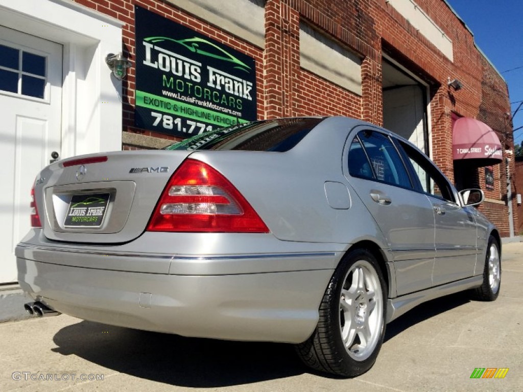 2003 C 32 AMG Sedan - Brilliant Silver Metallic / Charcoal photo #18