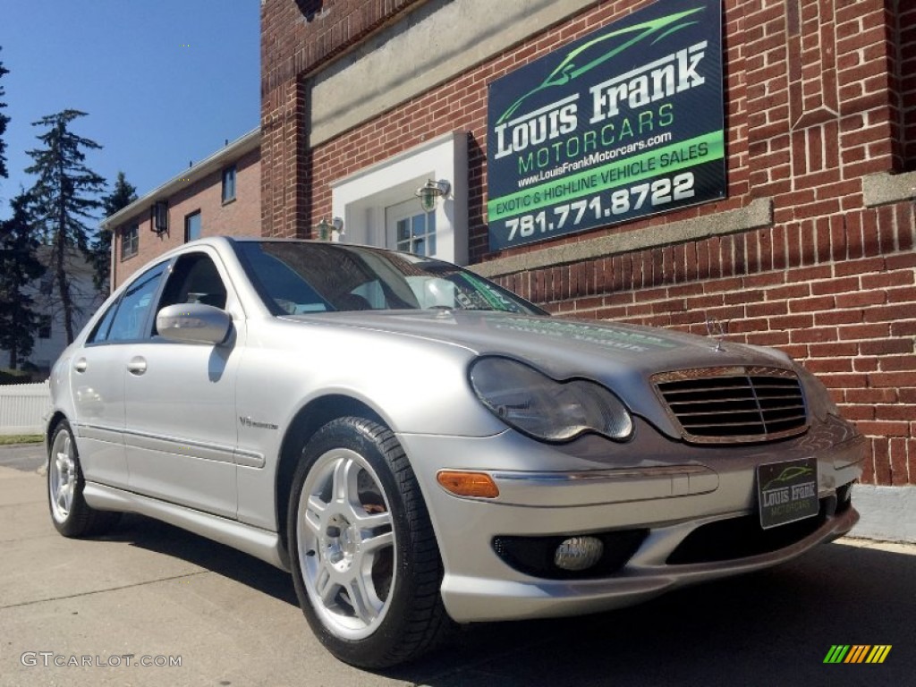 2003 C 32 AMG Sedan - Brilliant Silver Metallic / Charcoal photo #19