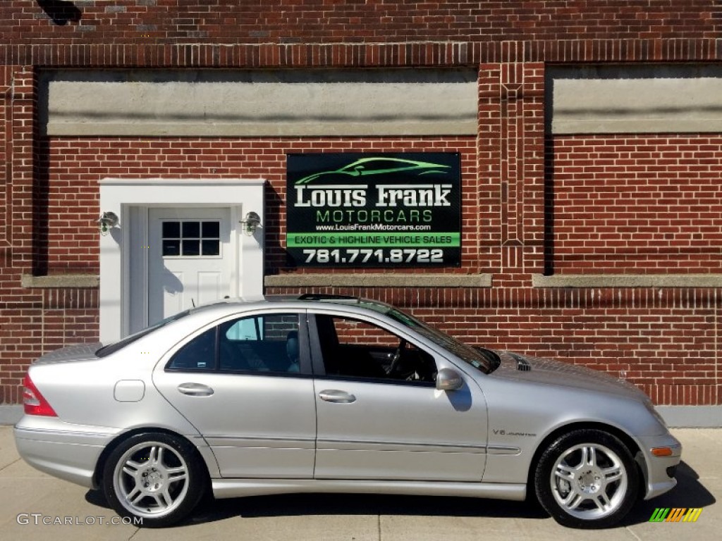 2003 C 32 AMG Sedan - Brilliant Silver Metallic / Charcoal photo #20