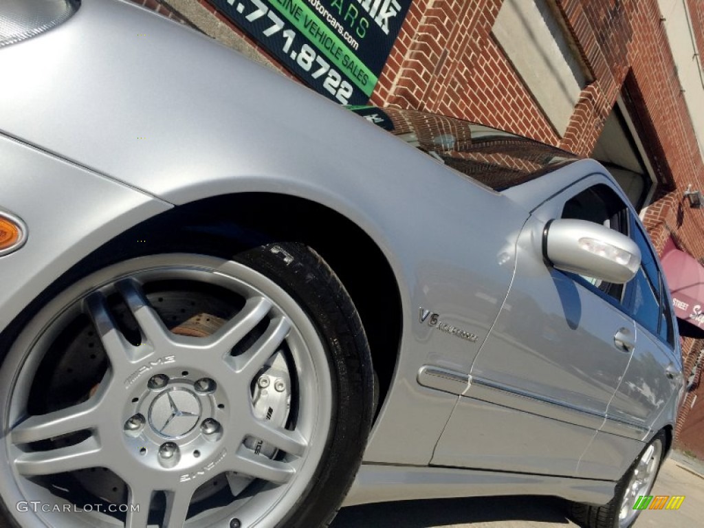 2003 C 32 AMG Sedan - Brilliant Silver Metallic / Charcoal photo #23