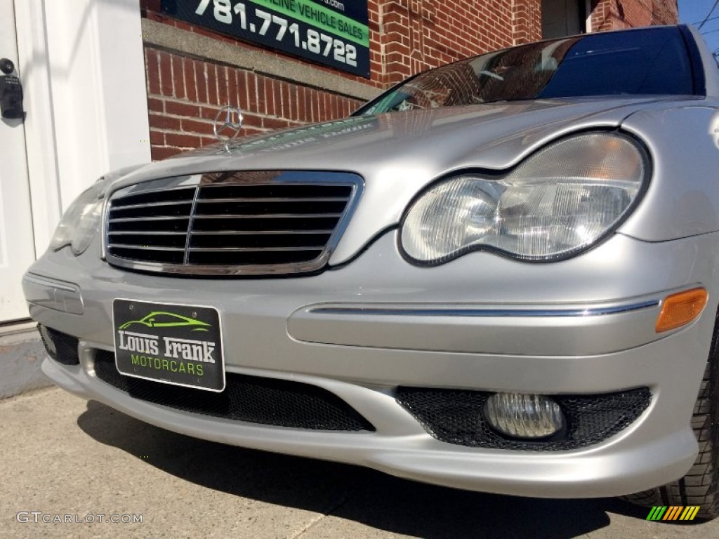 2003 C 32 AMG Sedan - Brilliant Silver Metallic / Charcoal photo #32