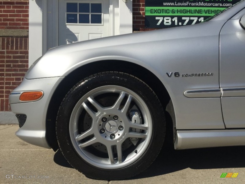 2003 C 32 AMG Sedan - Brilliant Silver Metallic / Charcoal photo #50