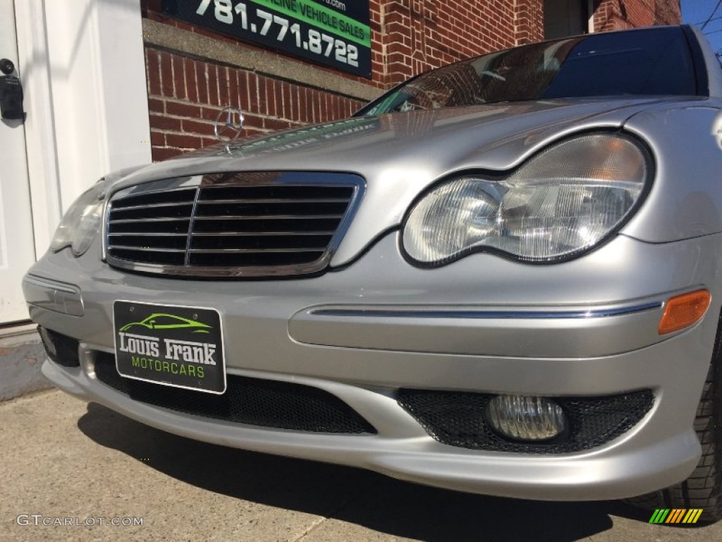 2003 C 32 AMG Sedan - Brilliant Silver Metallic / Charcoal photo #54