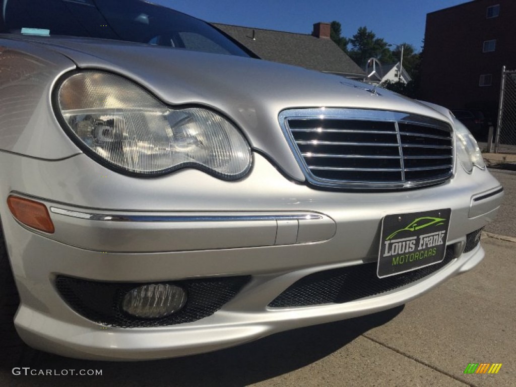 2003 C 32 AMG Sedan - Brilliant Silver Metallic / Charcoal photo #55
