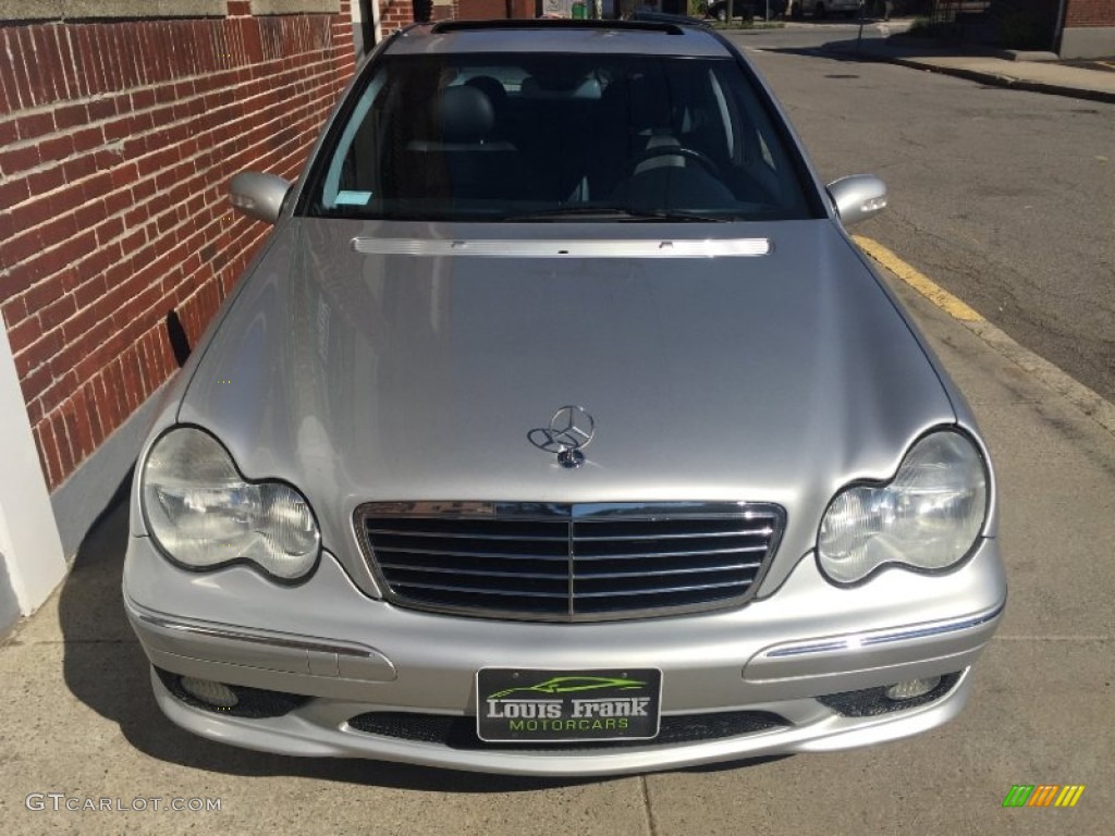 2003 C 32 AMG Sedan - Brilliant Silver Metallic / Charcoal photo #56