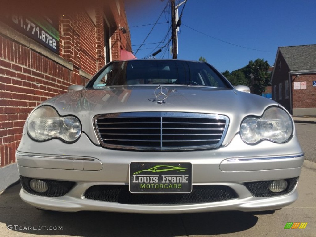 2003 C 32 AMG Sedan - Brilliant Silver Metallic / Charcoal photo #57