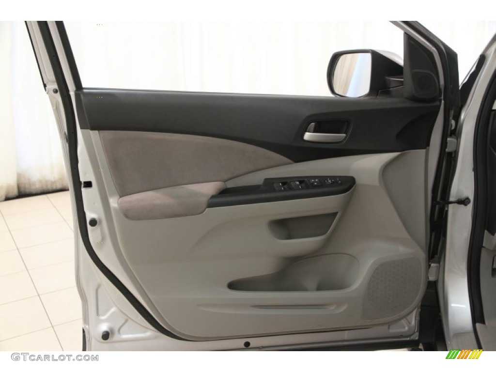 2012 Honda CR-V EX 4WD Gray Door Panel Photo #106375934