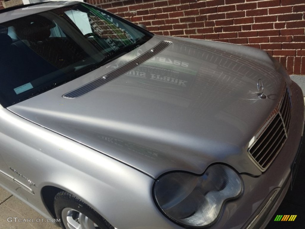 2003 C 32 AMG Sedan - Brilliant Silver Metallic / Charcoal photo #69