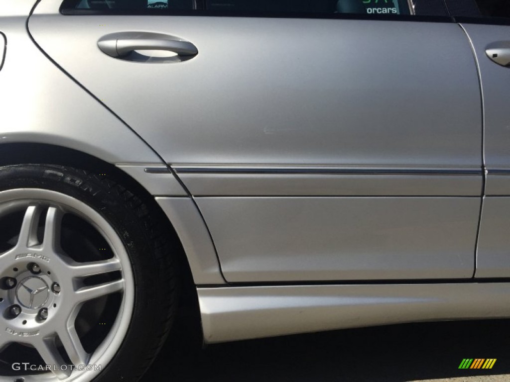 2003 C 32 AMG Sedan - Brilliant Silver Metallic / Charcoal photo #74