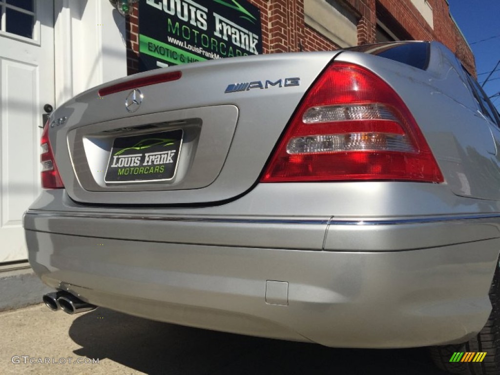 2003 C 32 AMG Sedan - Brilliant Silver Metallic / Charcoal photo #76
