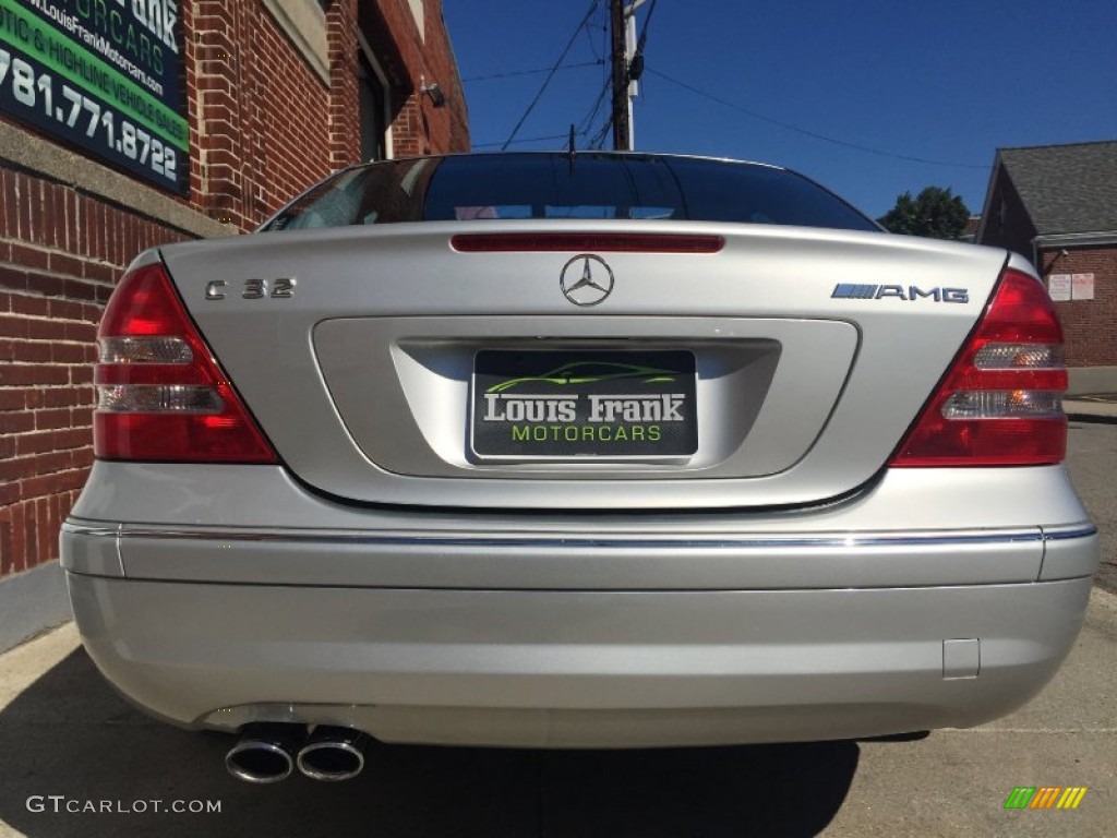 2003 C 32 AMG Sedan - Brilliant Silver Metallic / Charcoal photo #77
