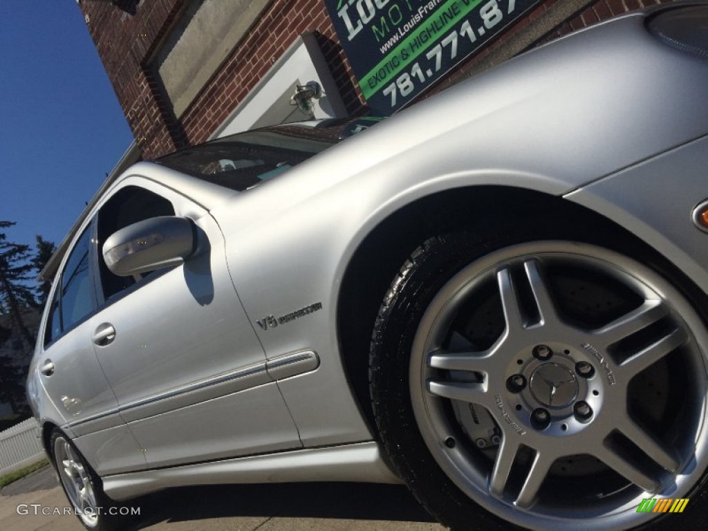 2003 C 32 AMG Sedan - Brilliant Silver Metallic / Charcoal photo #83