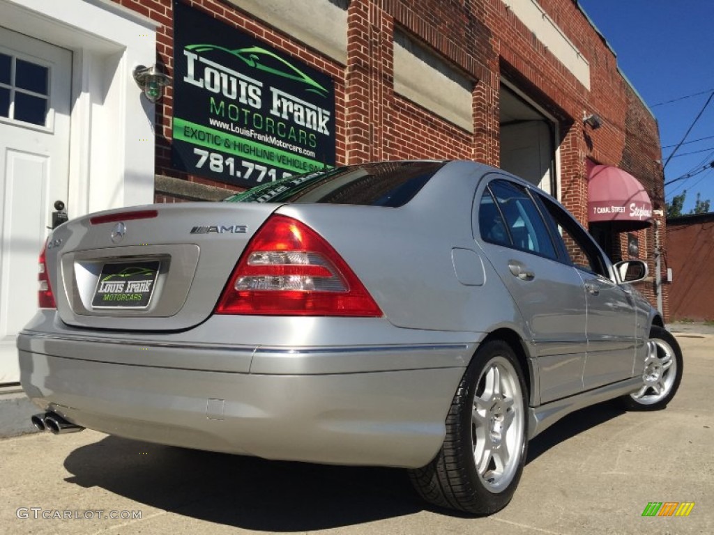2003 C 32 AMG Sedan - Brilliant Silver Metallic / Charcoal photo #84