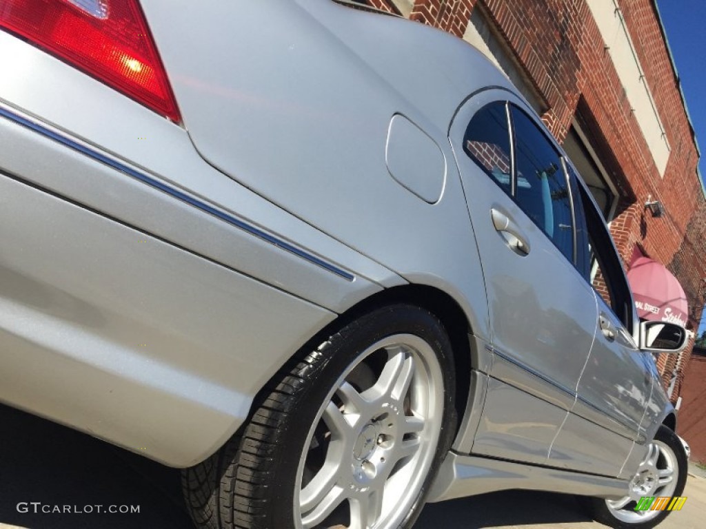 2003 C 32 AMG Sedan - Brilliant Silver Metallic / Charcoal photo #87