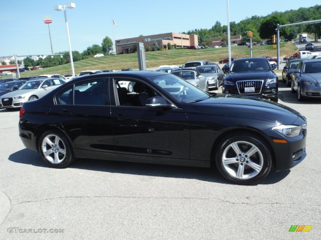 2014 3 Series 328i xDrive Sedan - Jet Black / Black photo #8