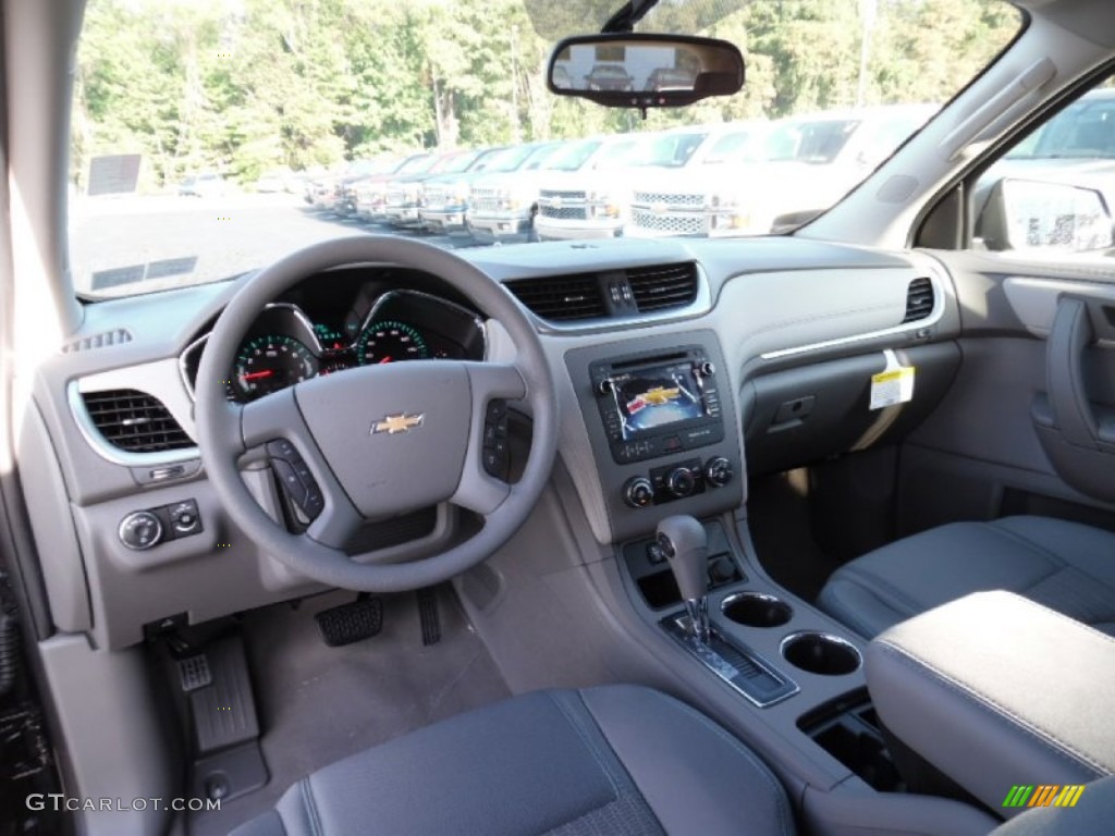 Dark Titanium/Light Titanium Interior 2016 Chevrolet Traverse LS AWD Photo #106376933