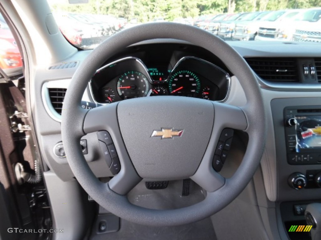2016 Chevrolet Traverse LS AWD Dark Titanium/Light Titanium Steering Wheel Photo #106377021