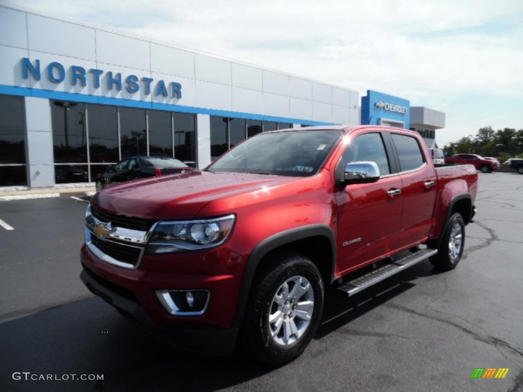 2016 Colorado LT Crew Cab 4x4 - Red Rock Metallic / Jet Black photo #1