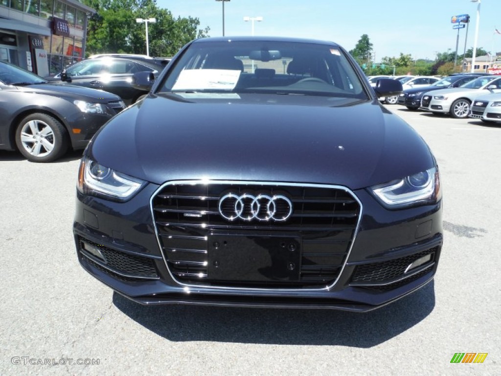 2016 A4 2.0T Premium quattro - Moonlight Blue Metallic / Chestnut Brown photo #7