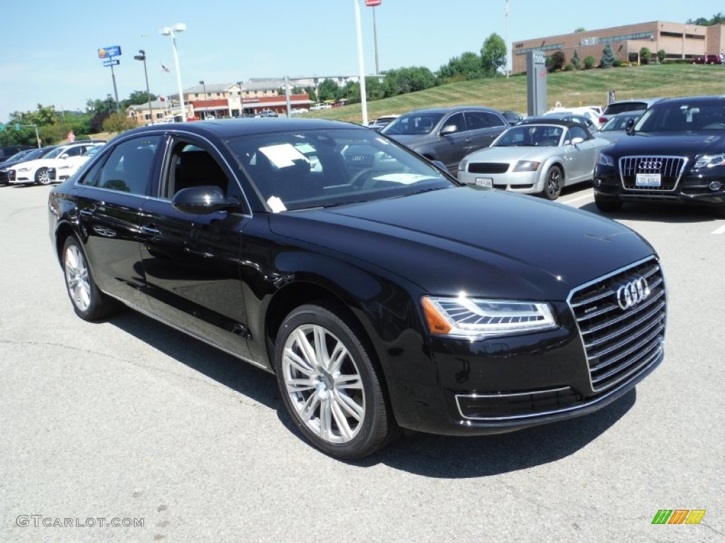 Mythos Black Metallic 2016 Audi A8 L 3.0T quattro Exterior Photo #106378487