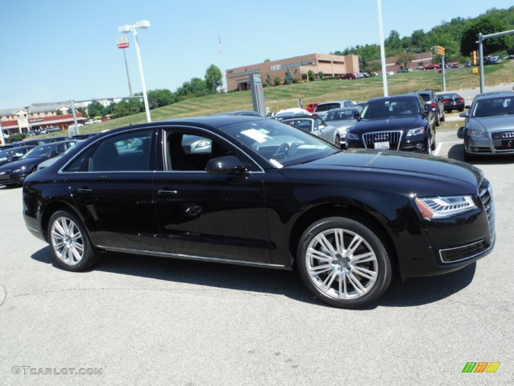 Mythos Black Metallic 2016 Audi A8 L 3.0T quattro Exterior Photo #106378508